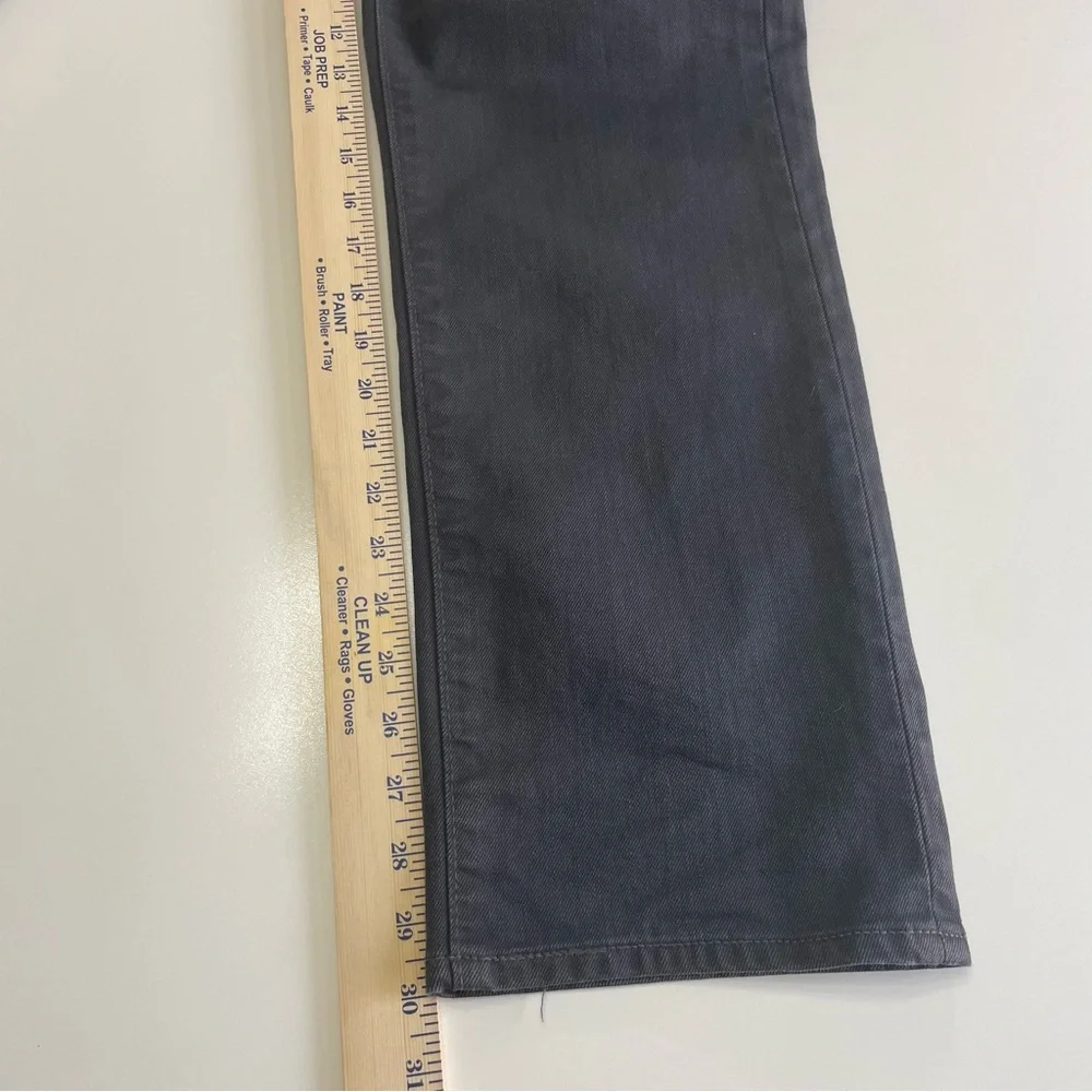 Levi's 513 Straight Slim Fit Charcoal Gray Denim Jeans, 36 x 30